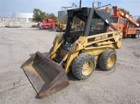 john deere 6675 loader dimensions